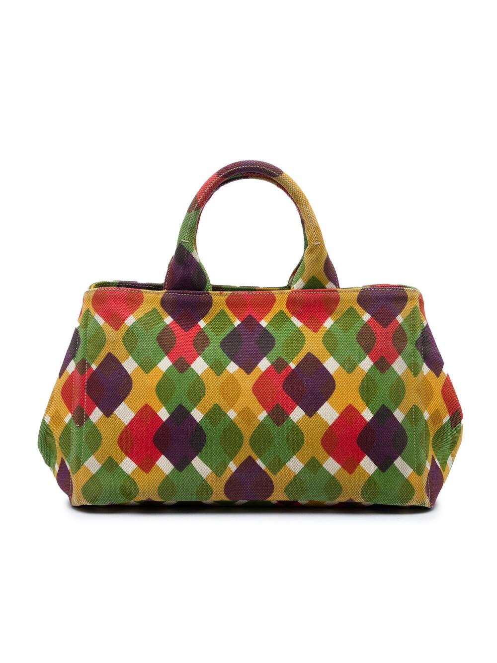 Prada Canvas Canapa Stampata Tote Pre- #358236P61B